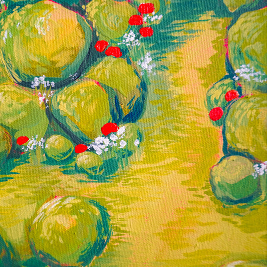 Original "Seaside Cottage" Acrylic on Canvas