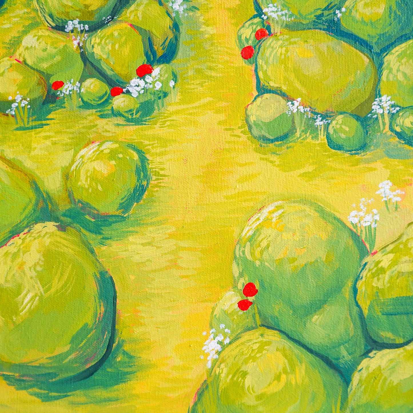 Original "Seaside Cottage" Acrylic on Canvas