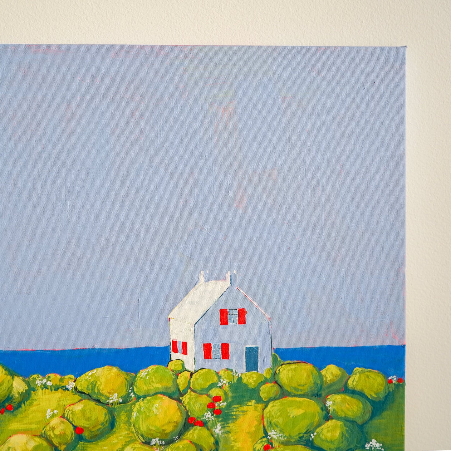 Original "Seaside Cottage" Acrylic on Canvas