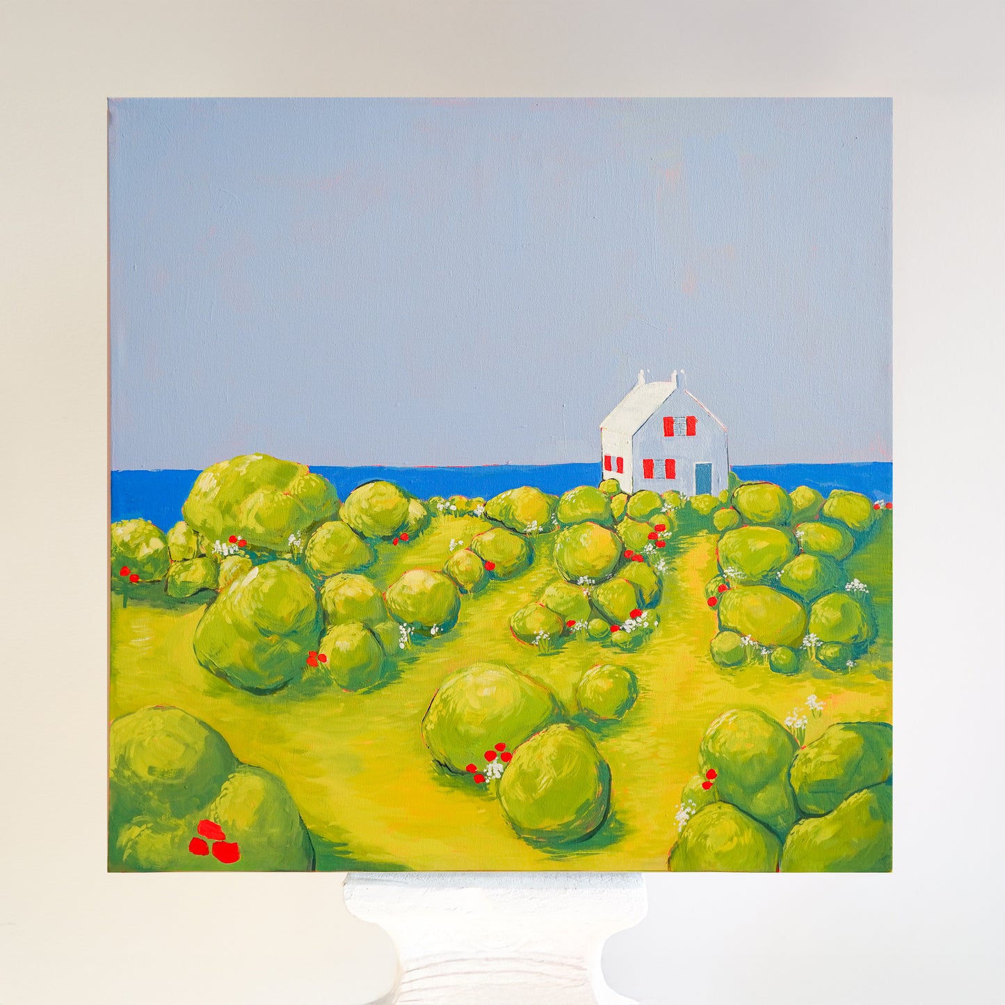 Original "Seaside Cottage" Acrylic on Canvas
