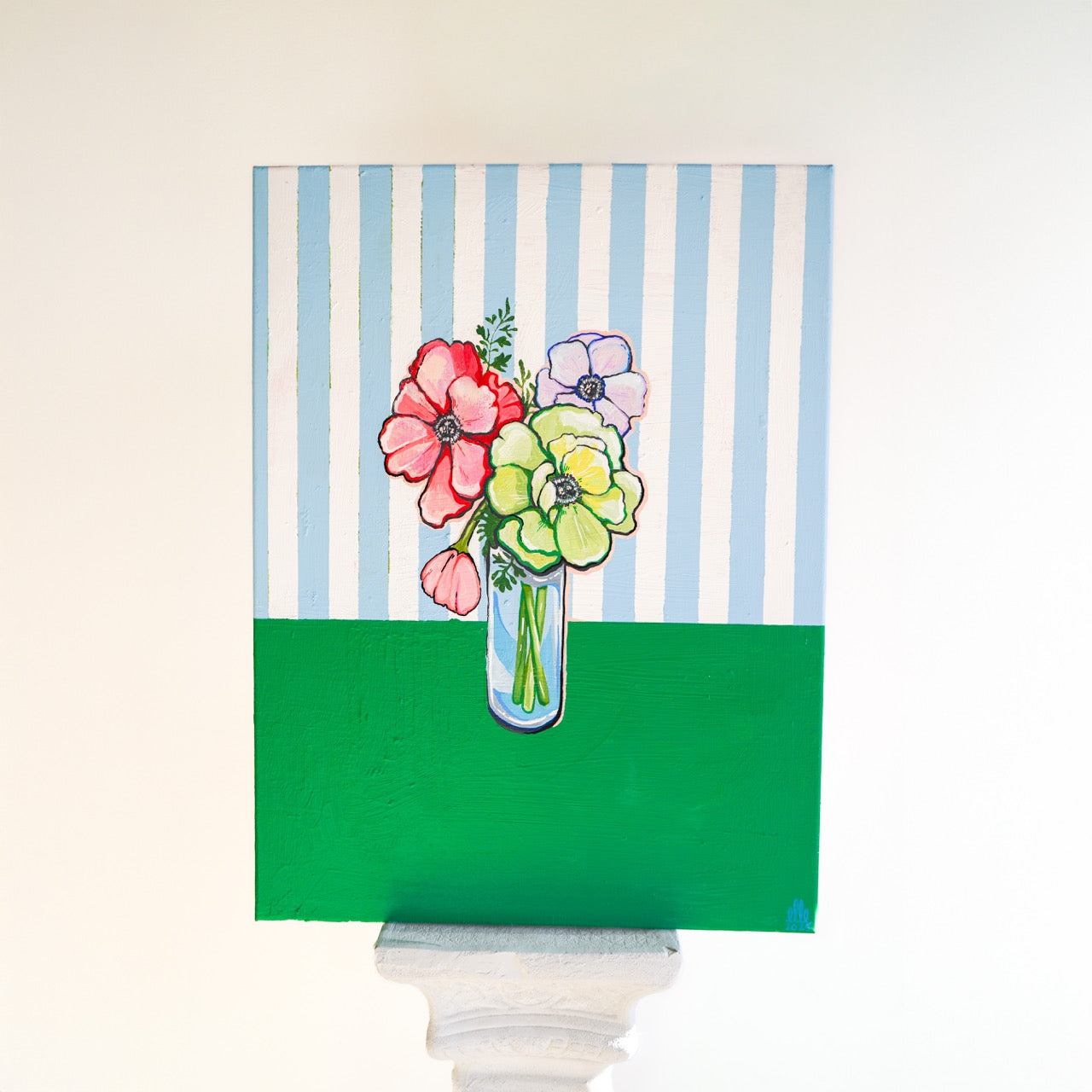 Original "Farmer's Market Florals" Acrylic on Canvas